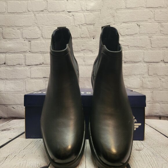 Dockers Men's Townsend Slip Resistant Faux Leather Comfort Boots - Picture 3 of 8